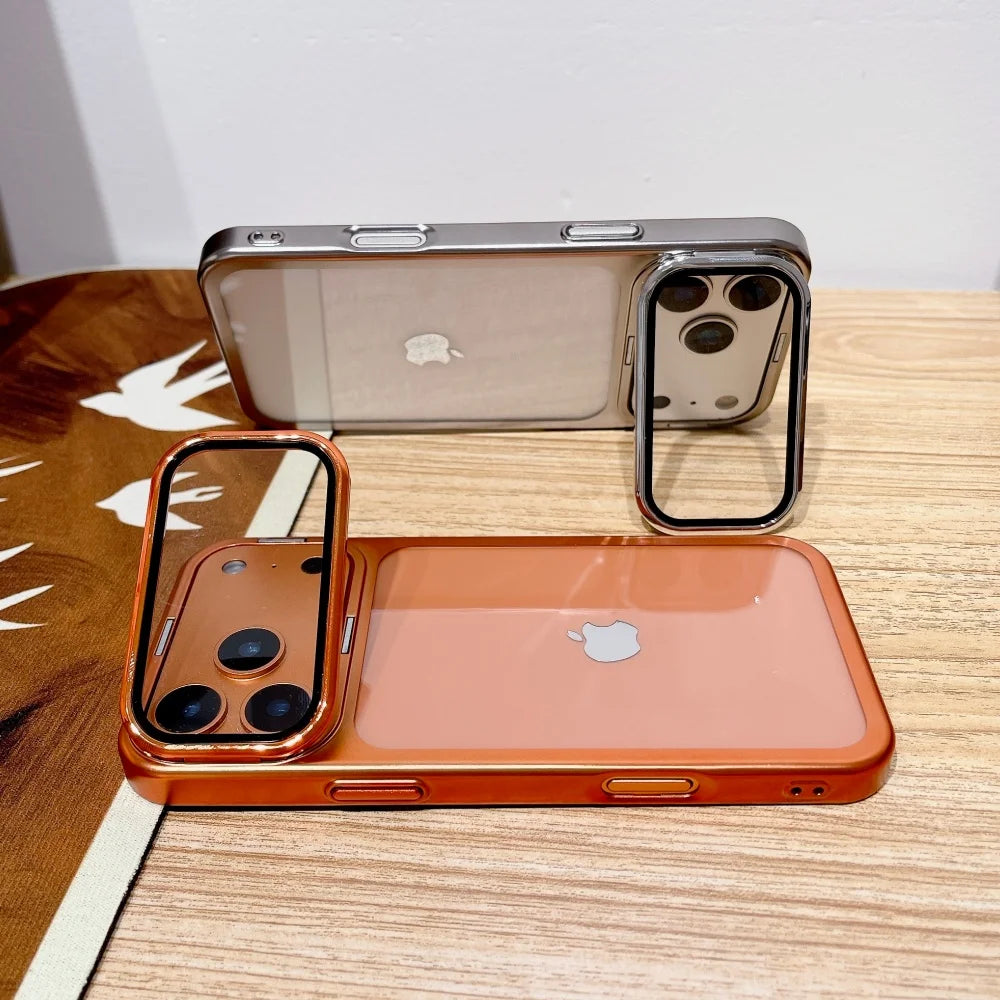 Slim Protective iPhone 17 Case with Adjustable Camera Stand - Fesara
