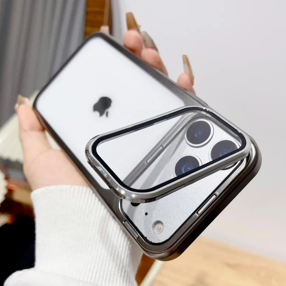Slim Protective iPhone 17 Case with Adjustable Camera Stand