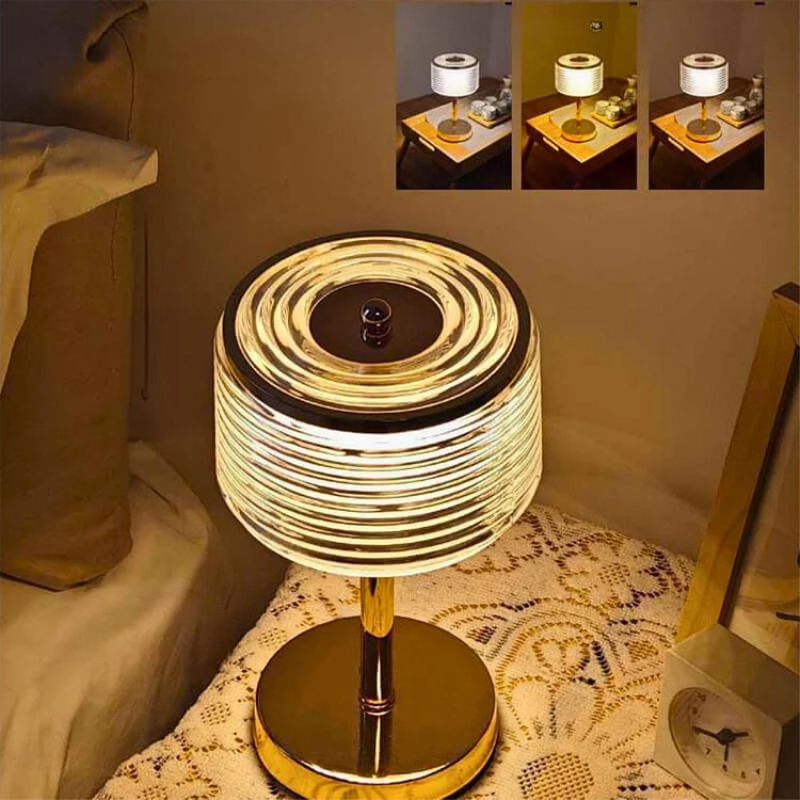Fesara GlowRing - Contemporary Circular LED Desk Lamp