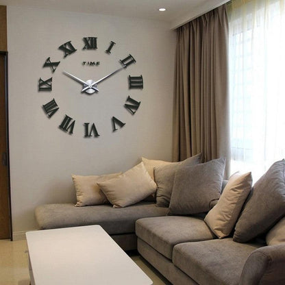 Minimalist White Wooden Wall Clock