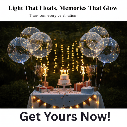 Colorful Reusable LED Decor Balloons for Parties - Fesara