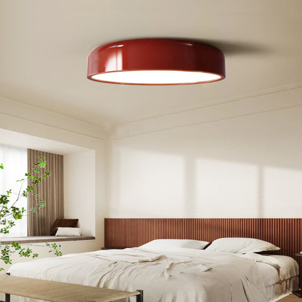 Contemporary Dimmable Round Ceiling Lamp