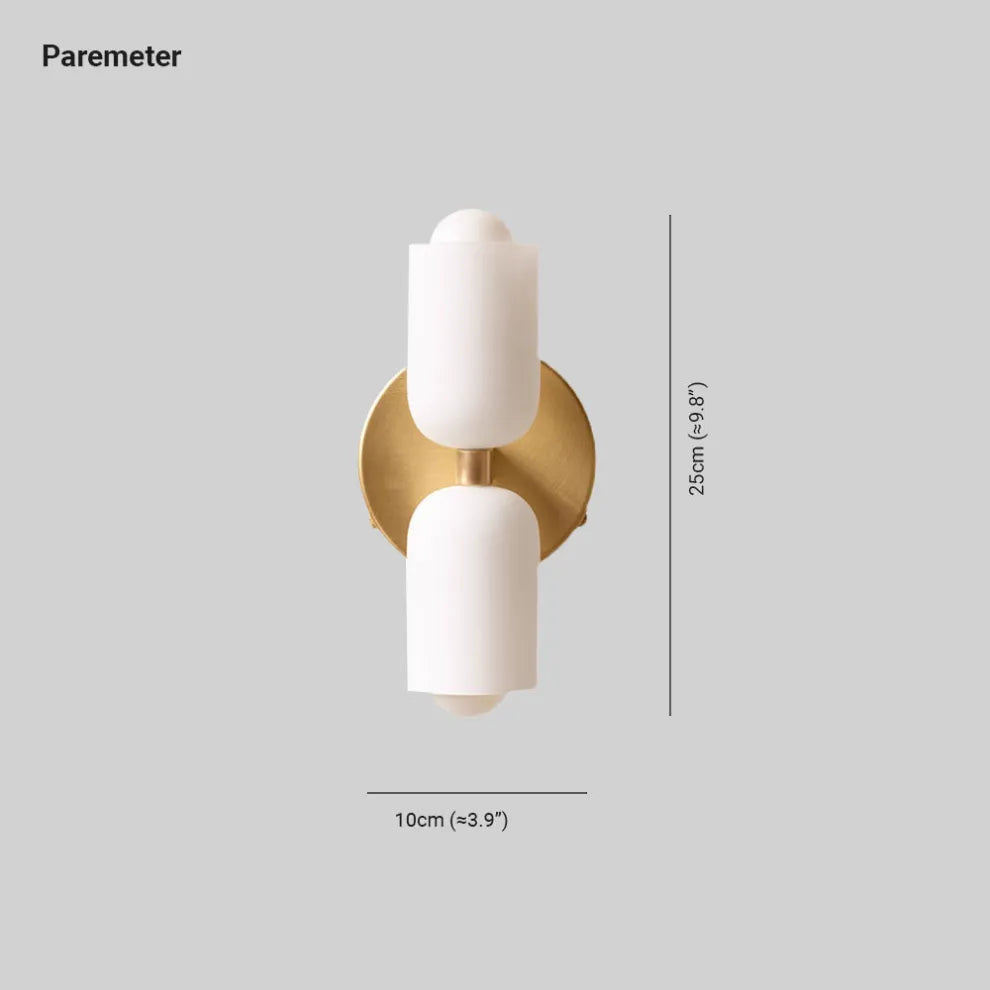 Contemporary Metal Wall Light LED Bedroom Lamp