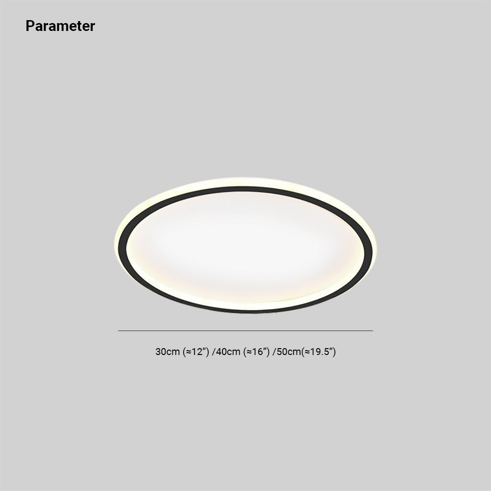 Stylish Round LED Ceiling Light with Dimmable Brightness