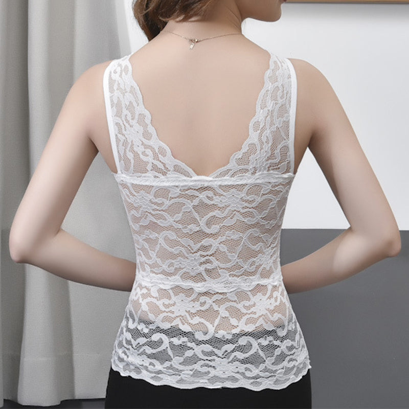 Fesara | Delicate Women's Lace Tank Top
