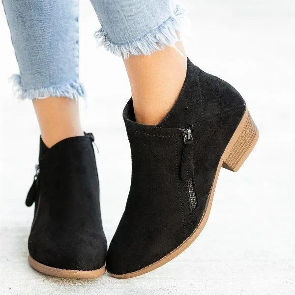 Ladies Leather Boots with Anatomical Arch Support – Comfortable Boots for Women 1