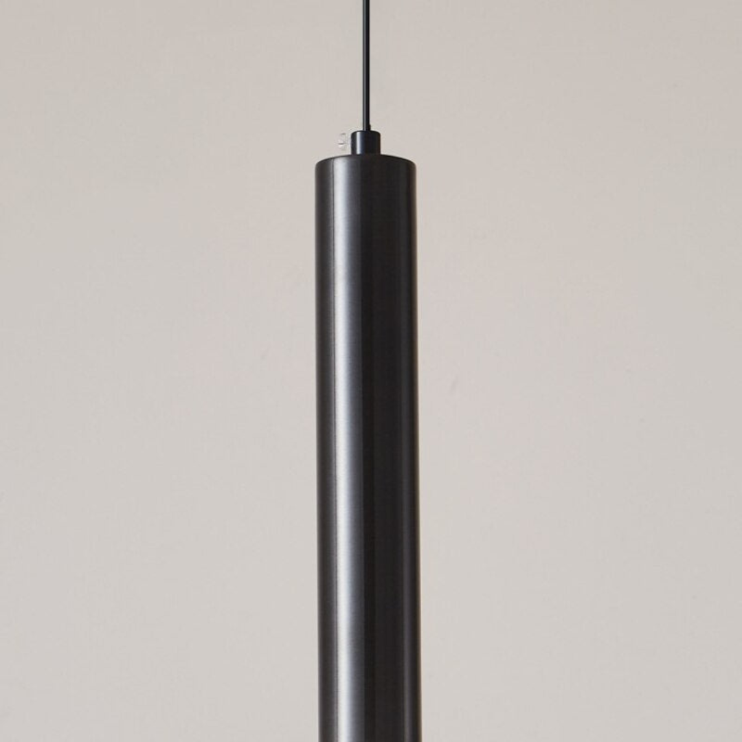 Modern Copper LED Pendant Light - Sleek Adjustable Design