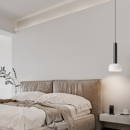 Modern Copper LED Pendant Light - Sleek Adjustable Design