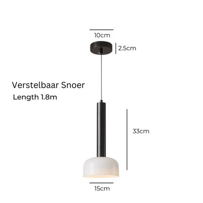 Modern Copper LED Pendant Light - Sleek Adjustable Design