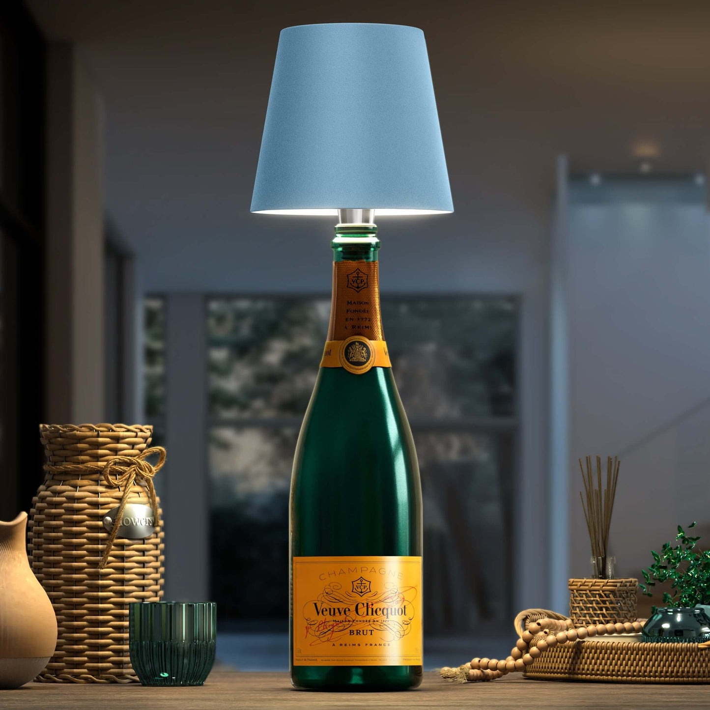 Eco Friendly Glass LED Table Lamp