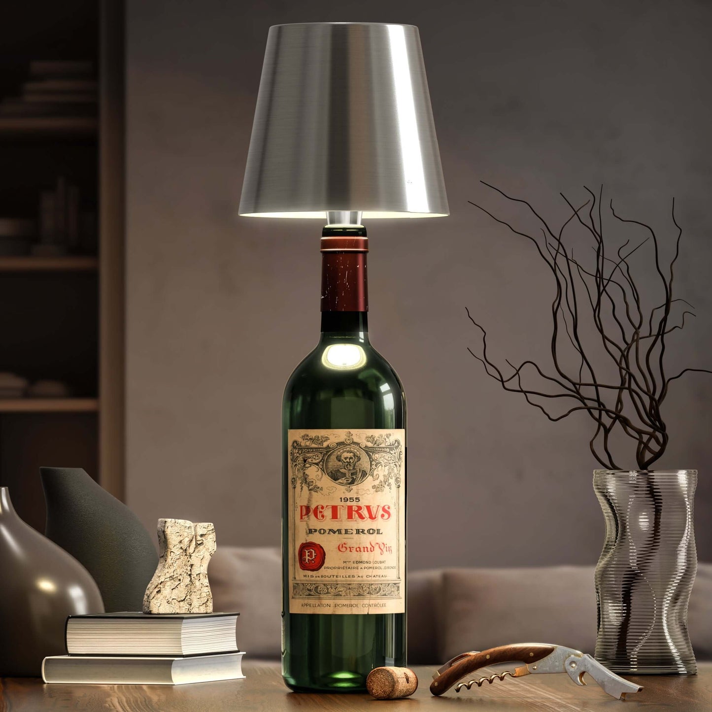 Eco Friendly Glass LED Table Lamp