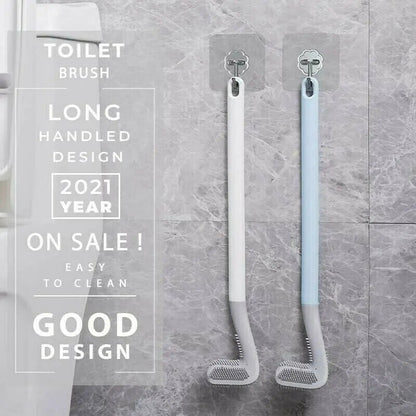 Extended Reach Toilet Brush for Deep Corner Cleaning