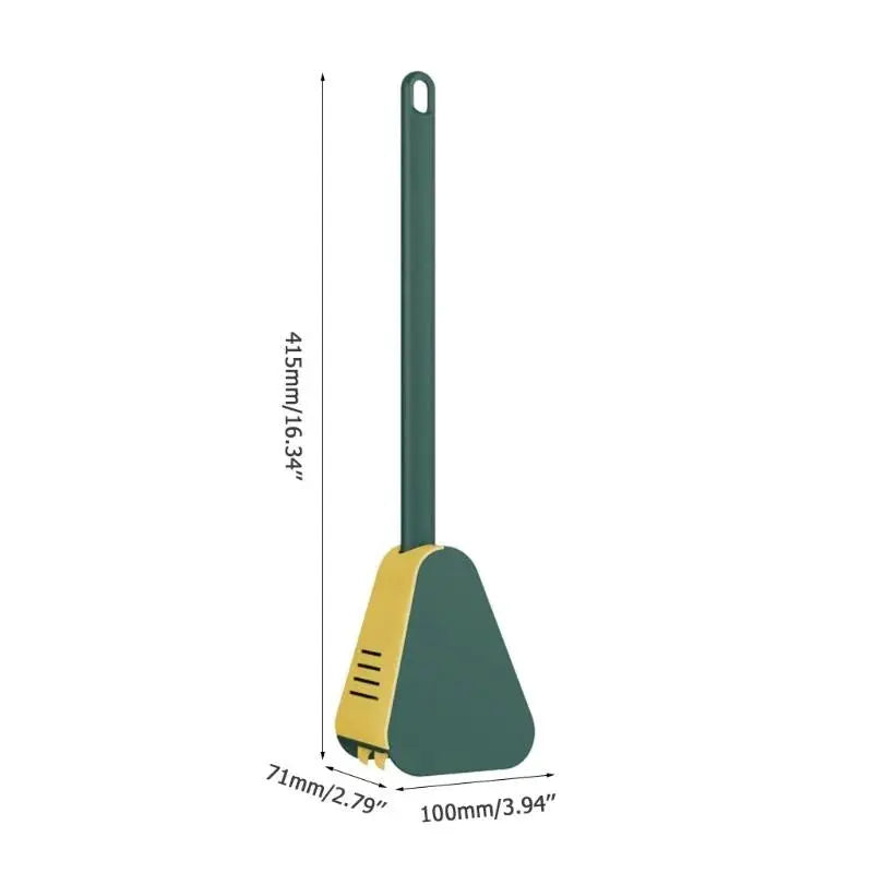 Extended Reach Toilet Brush for Deep Corner Cleaning