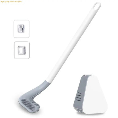 Extended Reach Toilet Brush for Deep Corner Cleaning