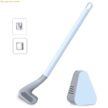 Extended Reach Toilet Brush for Deep Corner Cleaning
