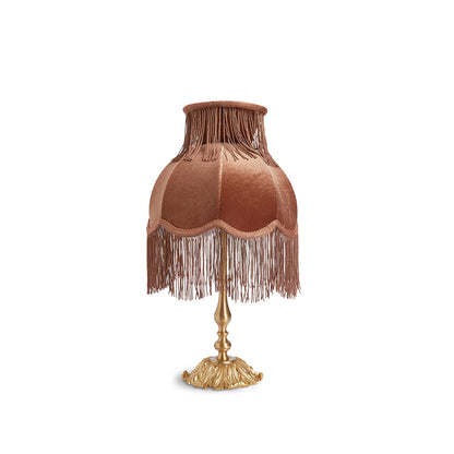 Chic Tassel Table Lamp in Gold Brass
