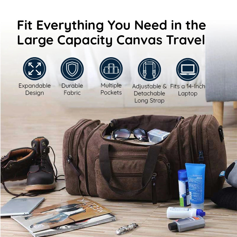 Spacious Durable Cotton Luggage Bag