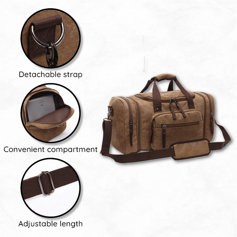 Spacious Durable Cotton Luggage Bag