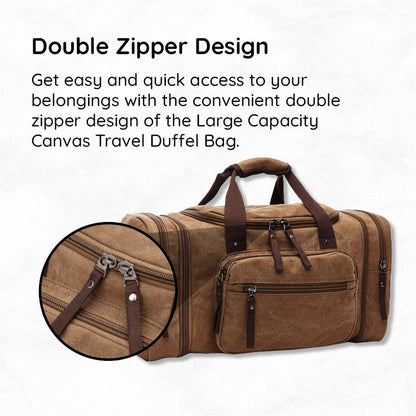 Spacious Durable Cotton Luggage Bag