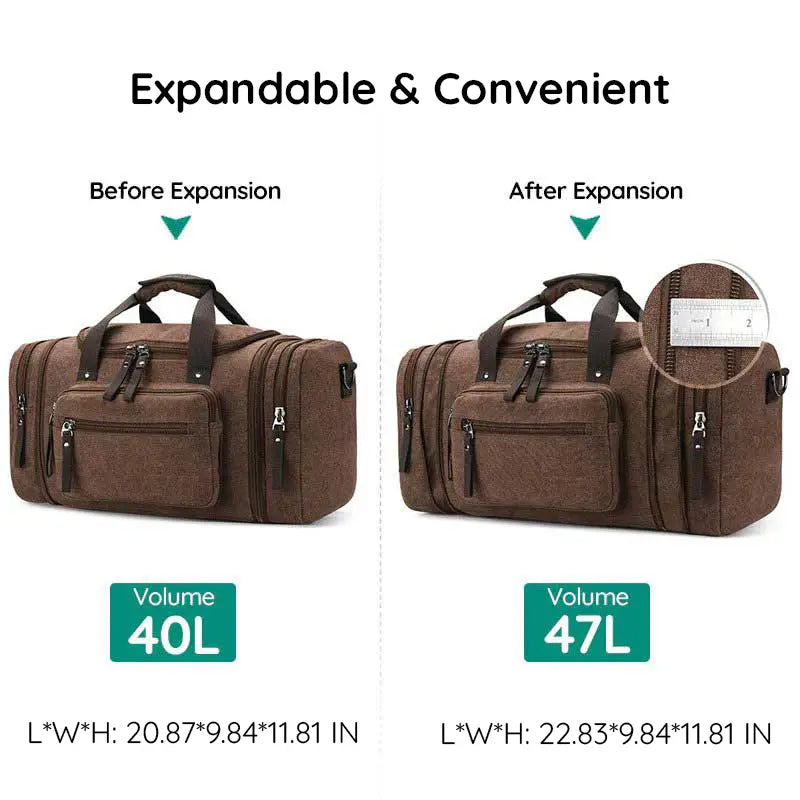 Spacious Durable Cotton Luggage Bag