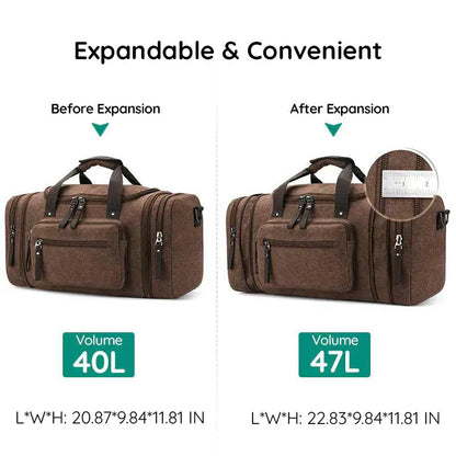 Spacious Durable Cotton Luggage Bag