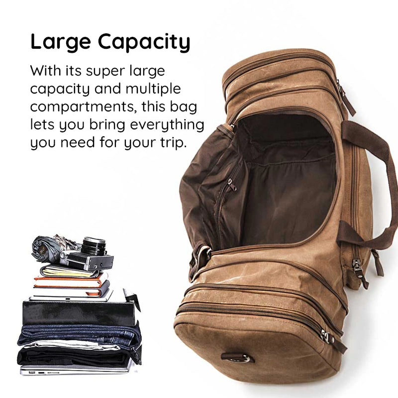 Spacious Durable Cotton Luggage Bag