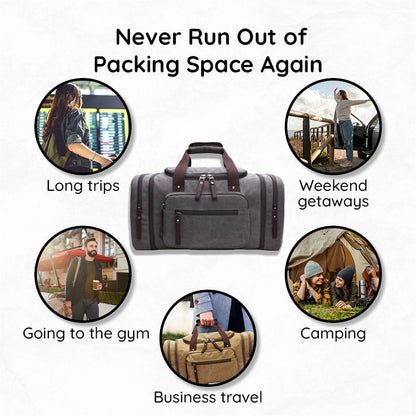 Spacious Durable Cotton Luggage Bag