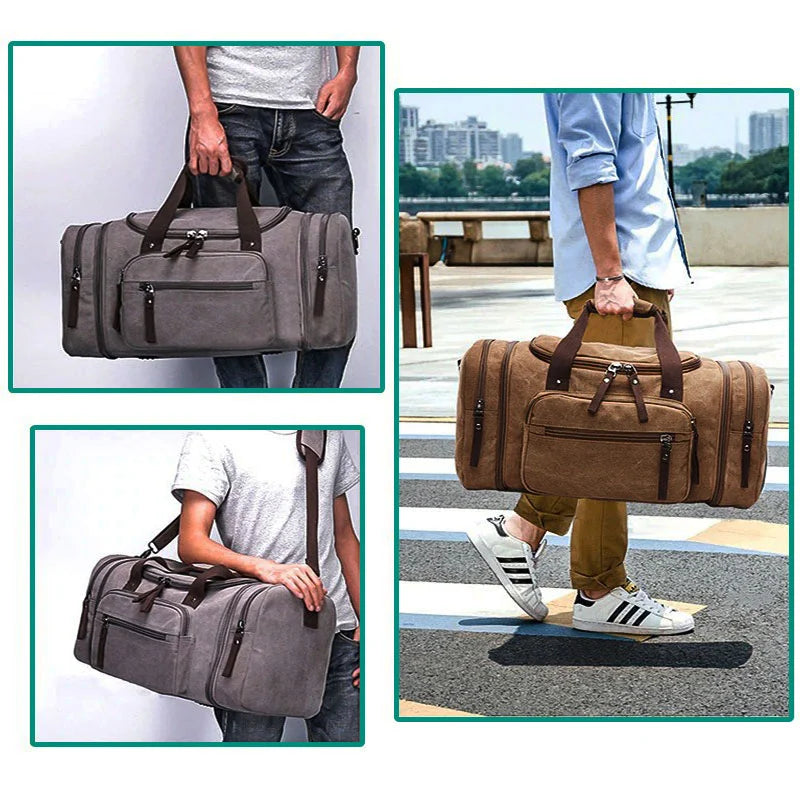 Spacious Durable Cotton Luggage Bag