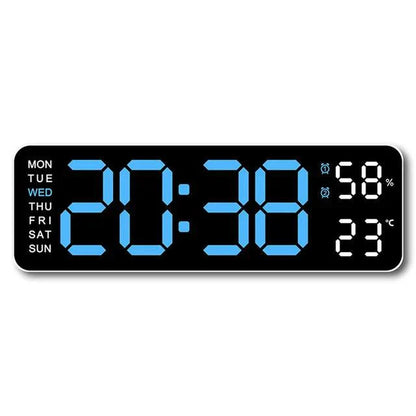Big LED Clock with Temperature and Alarm Function