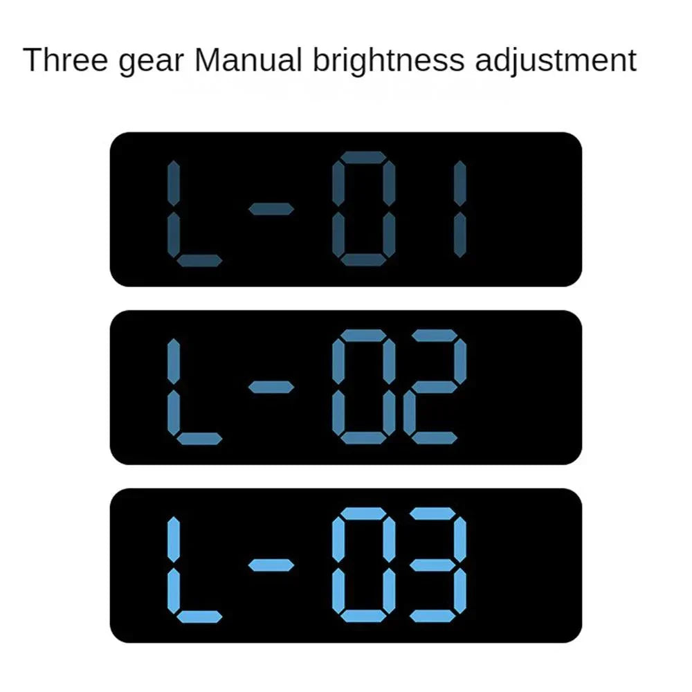Big LED Clock with Temperature and Alarm Function
