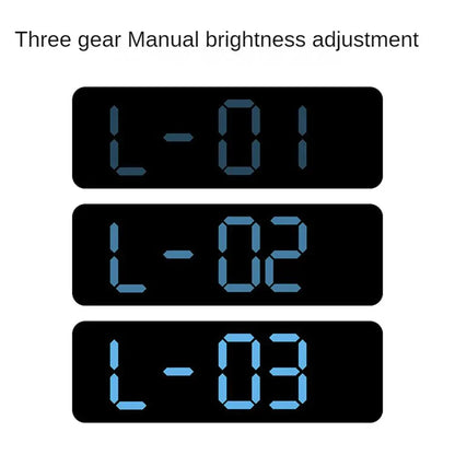 Big LED Clock with Temperature and Alarm Function