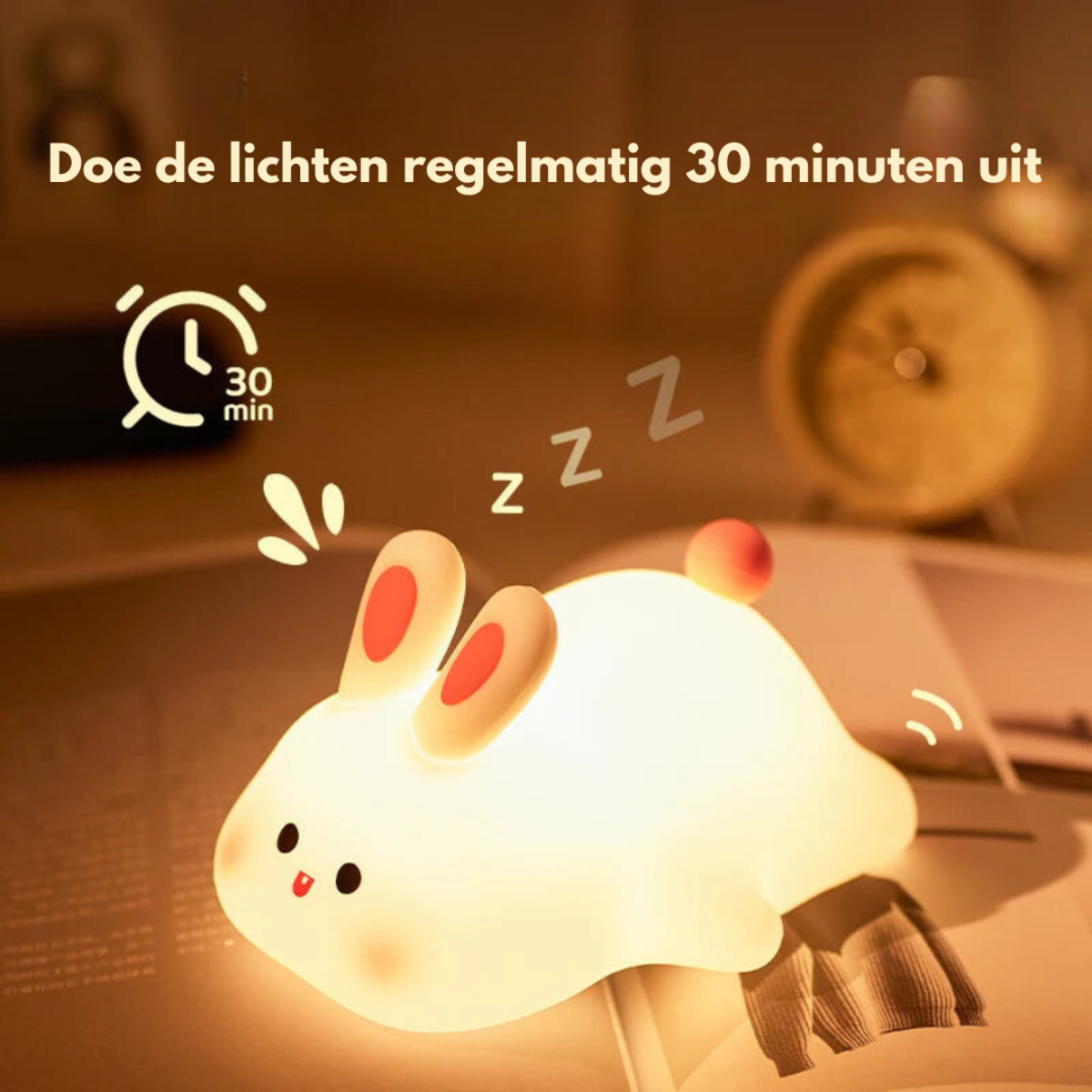 Gentle Kids Rabbit Night Light Lamp