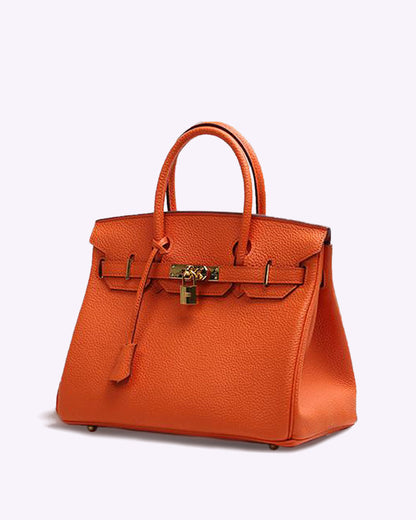 Classic Genuine Leather Tote Bag for Women