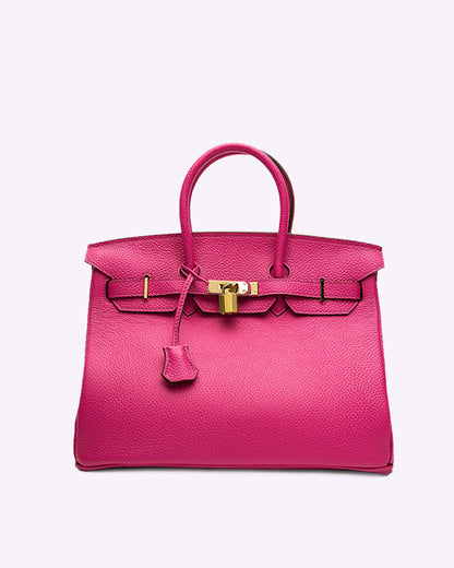 Classic Genuine Leather Tote Bag for Women