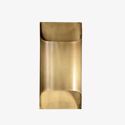 Elegant Arc Brass LED Wall Light Fixture