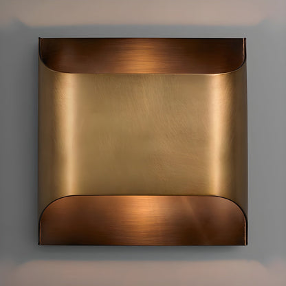 Elegant Arc Brass LED Wall Light Fixture