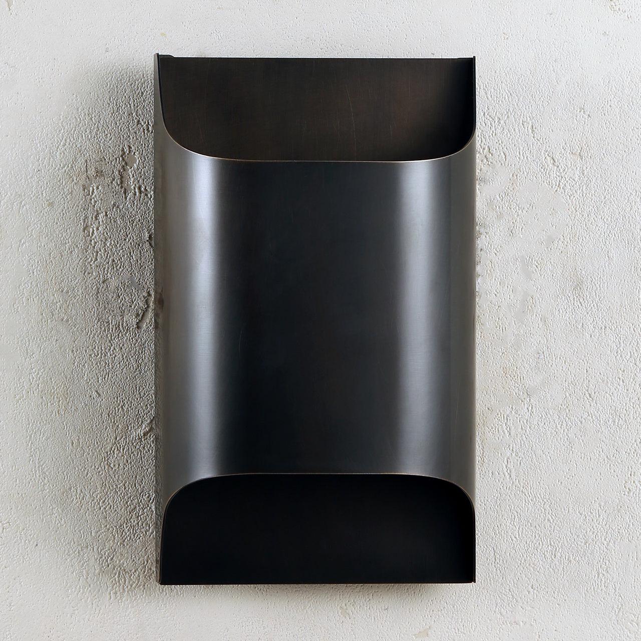 Elegant Arc Brass LED Wall Light Fixture