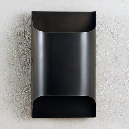 Elegant Arc Brass LED Wall Light Fixture
