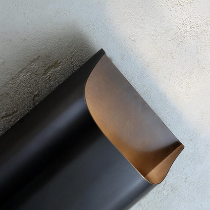 Elegant Arc Brass LED Wall Light Fixture