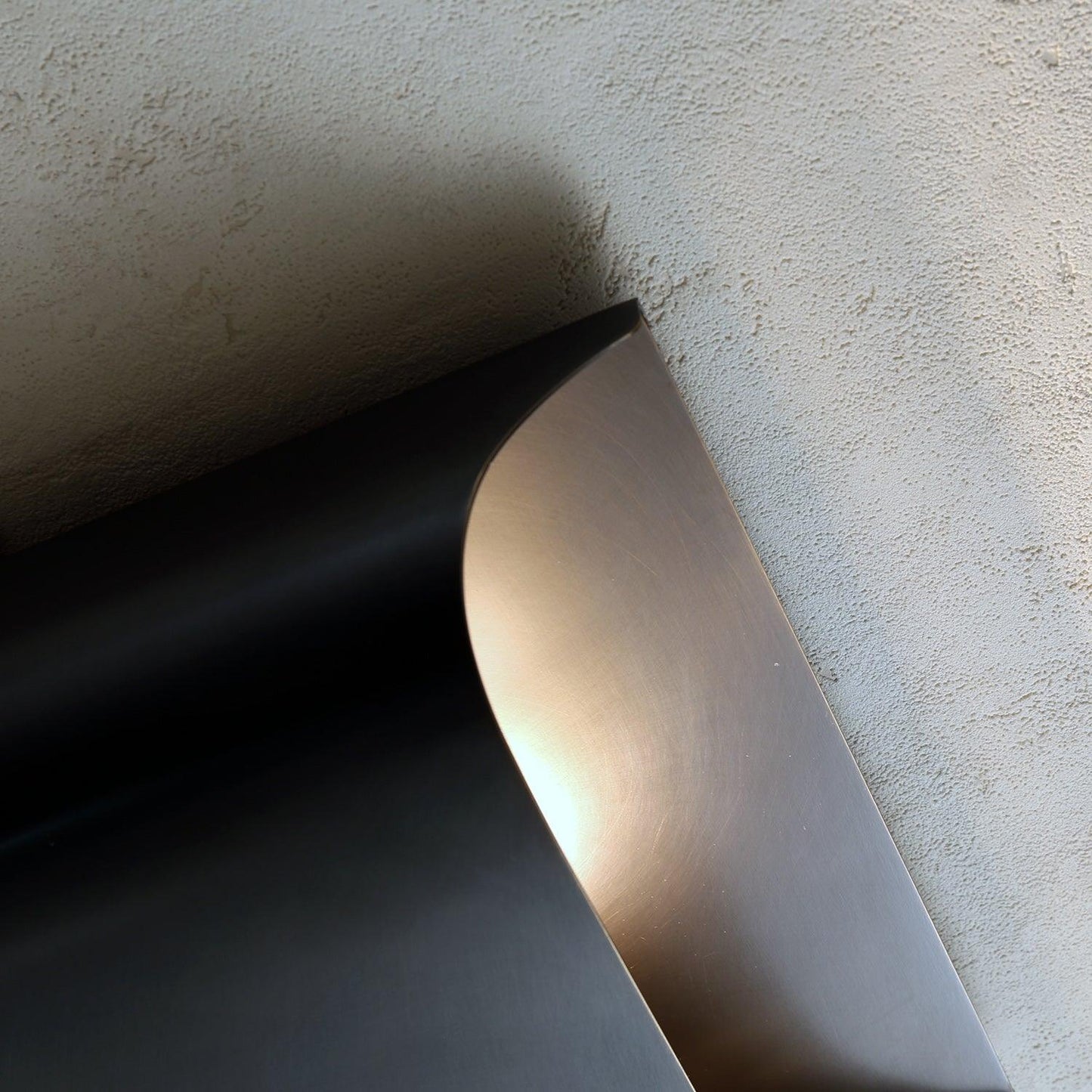 Elegant Arc Brass LED Wall Light Fixture