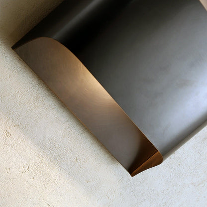 Elegant Arc Brass LED Wall Light Fixture