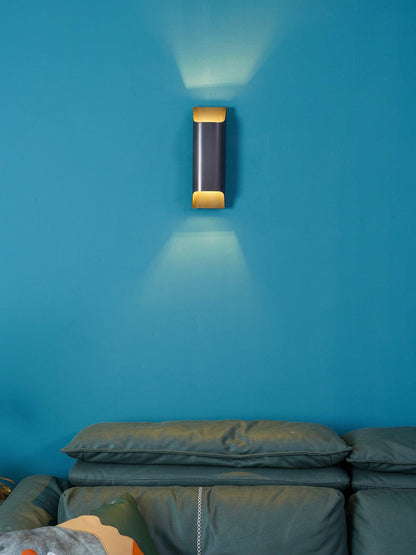 Elegant Arc Brass LED Wall Light Fixture