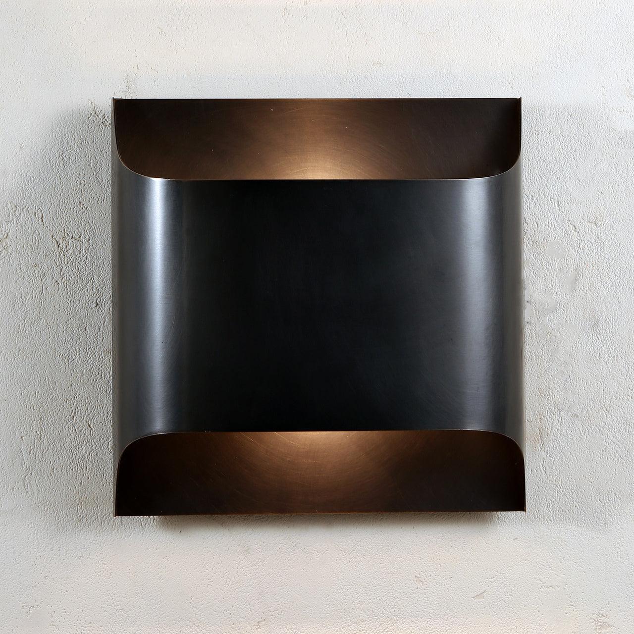 Elegant Arc Brass LED Wall Light Fixture