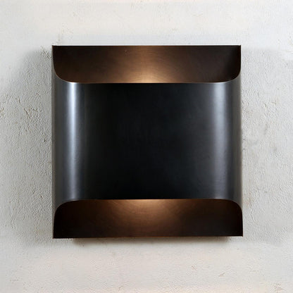 Elegant Arc Brass LED Wall Light Fixture