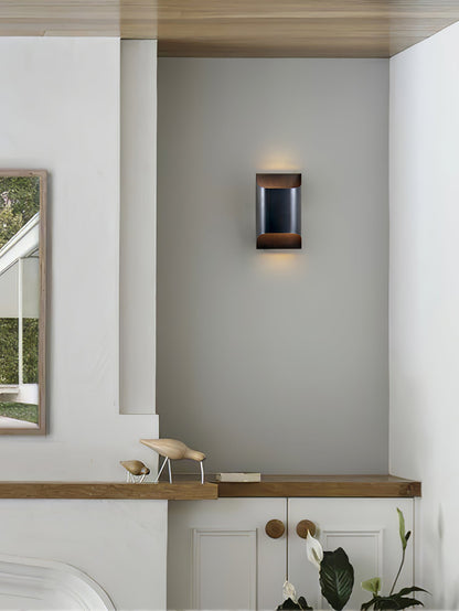 Elegant Arc Brass LED Wall Light Fixture