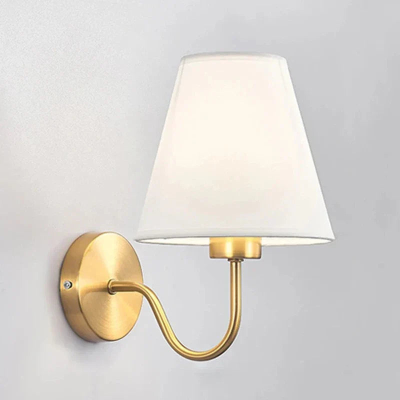 Vintage Fabric Wall Light