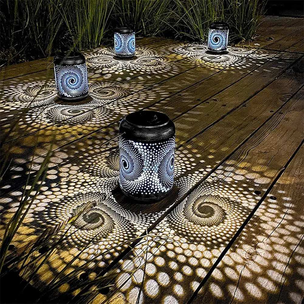 Outdoor Solar Powered Garden Hat Lights
