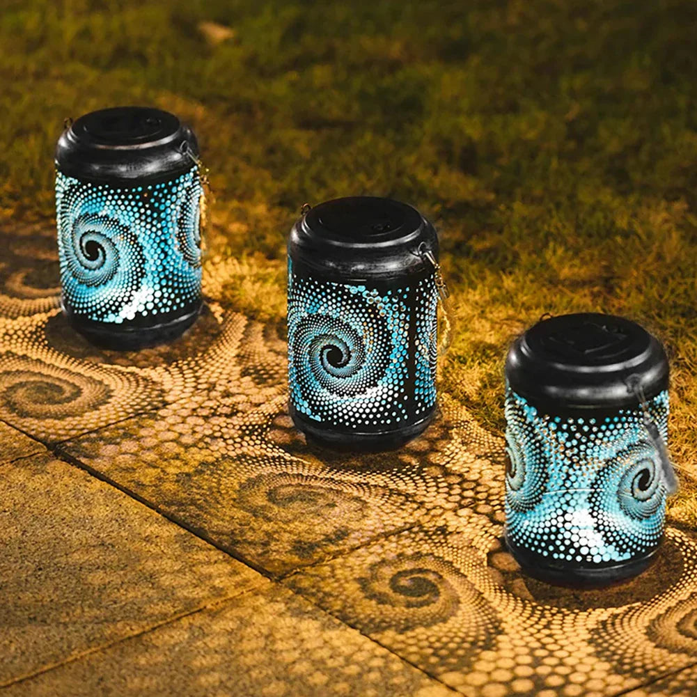 Outdoor Solar Powered Garden Hat Lights - Fesara