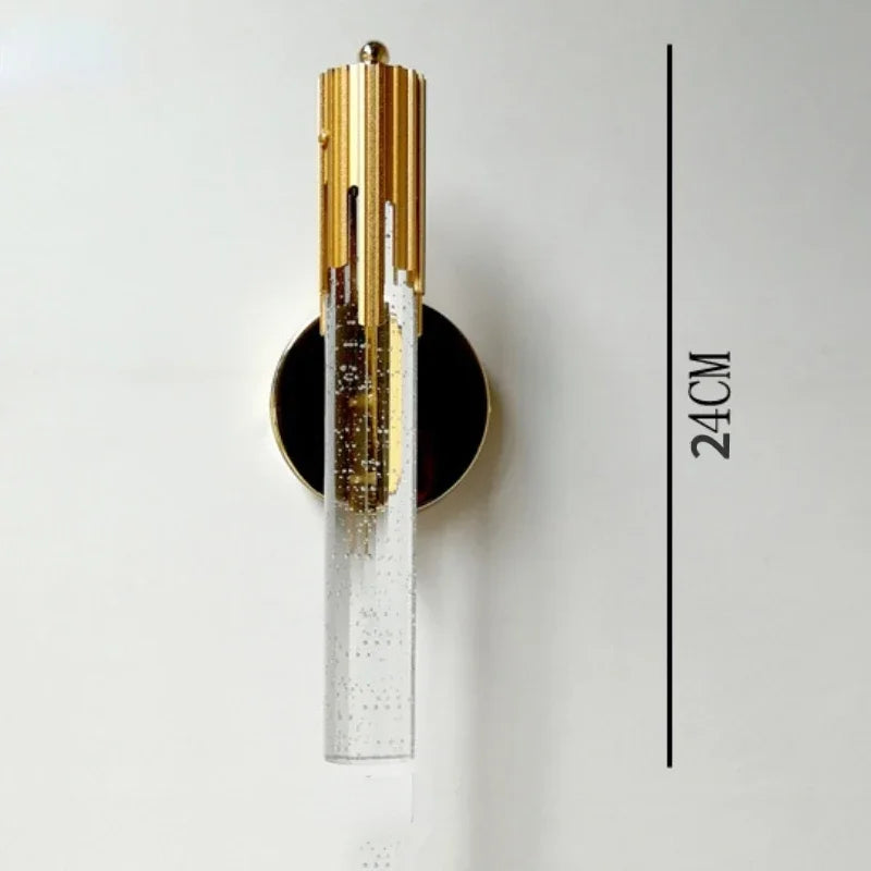 Elegant Glass Wall Lamp with Classic Style