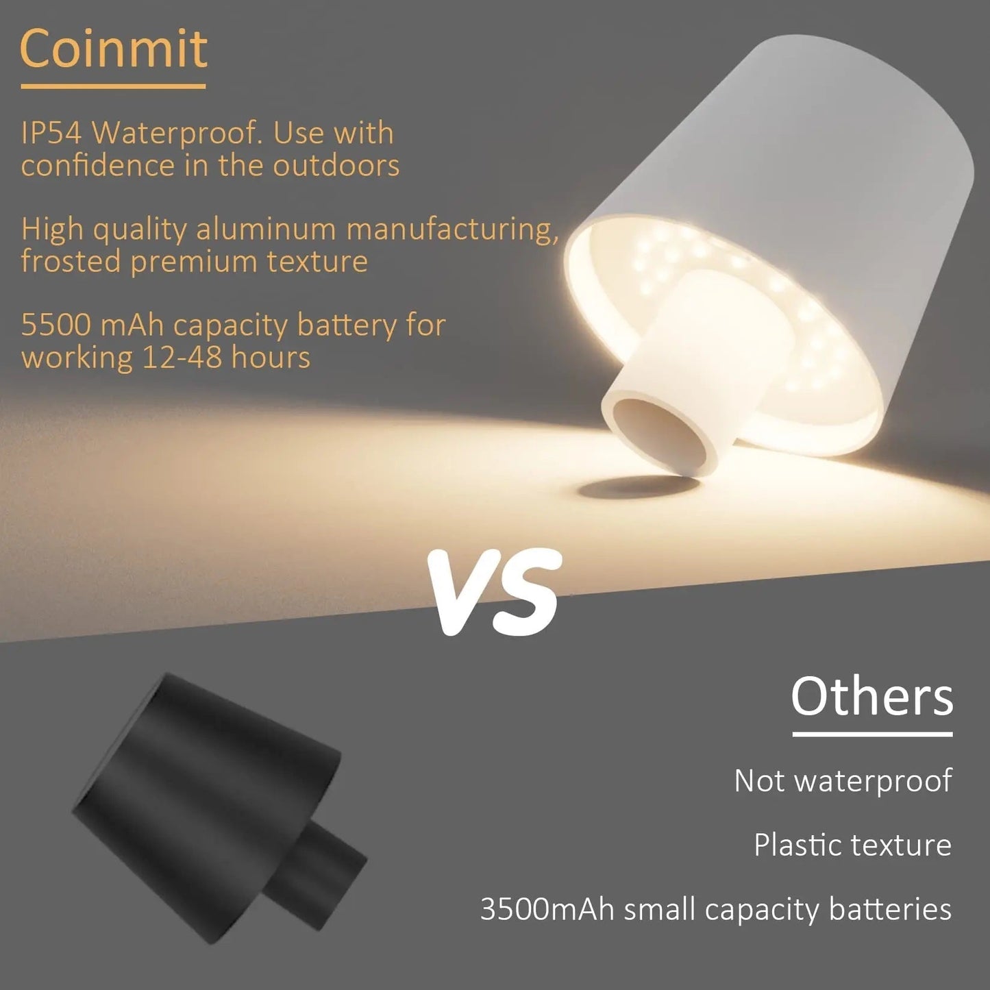 Rechargeable LED Bottle Lamp